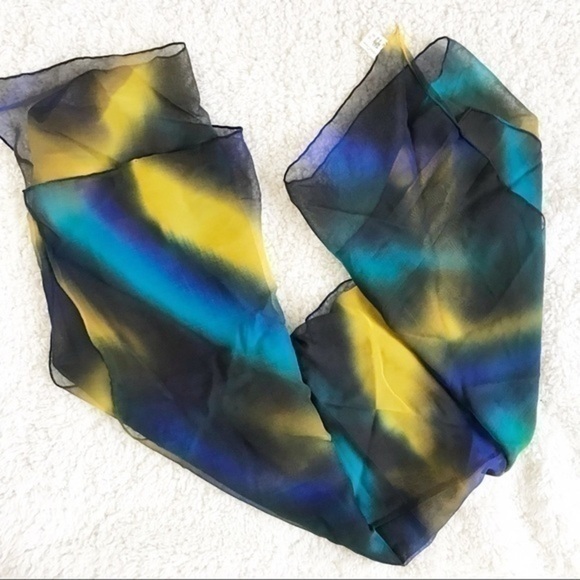 100% Silk Scarf by Golden Camel - Picture 2 of 6